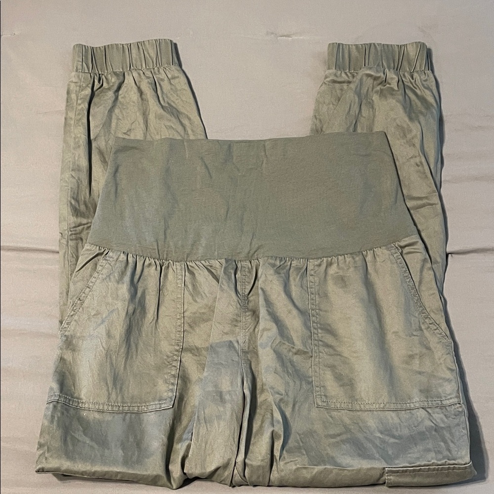 Isabel Maternity by Ingrid & Isabel Olive Green Maternity Jogger Pants